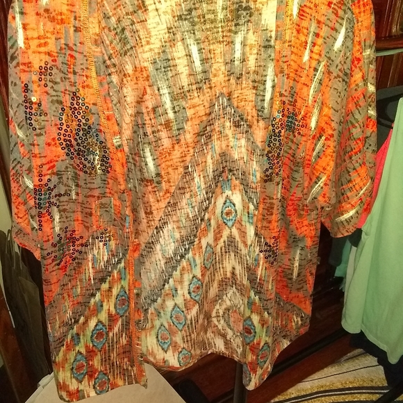 Multi color shrug/cardigan - Picture 1 of 11